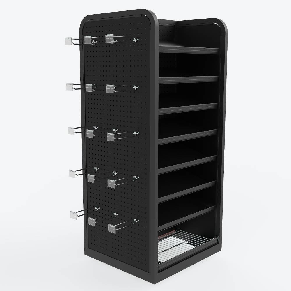 compact front end merchandiser