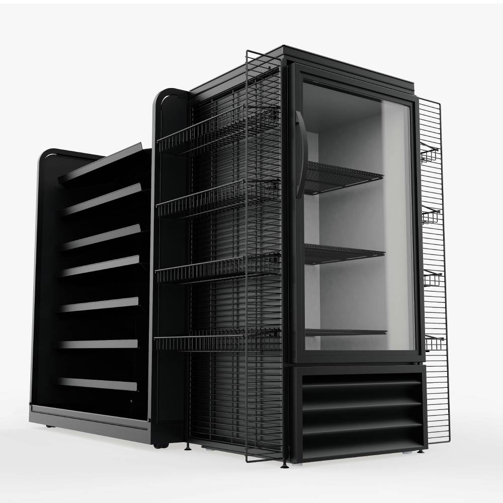 Integrated Cooler Topper & FEM Merchandising System
