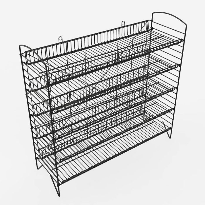 Collapsible Wire Display Rack - Top-Shelf Fixtures LLC