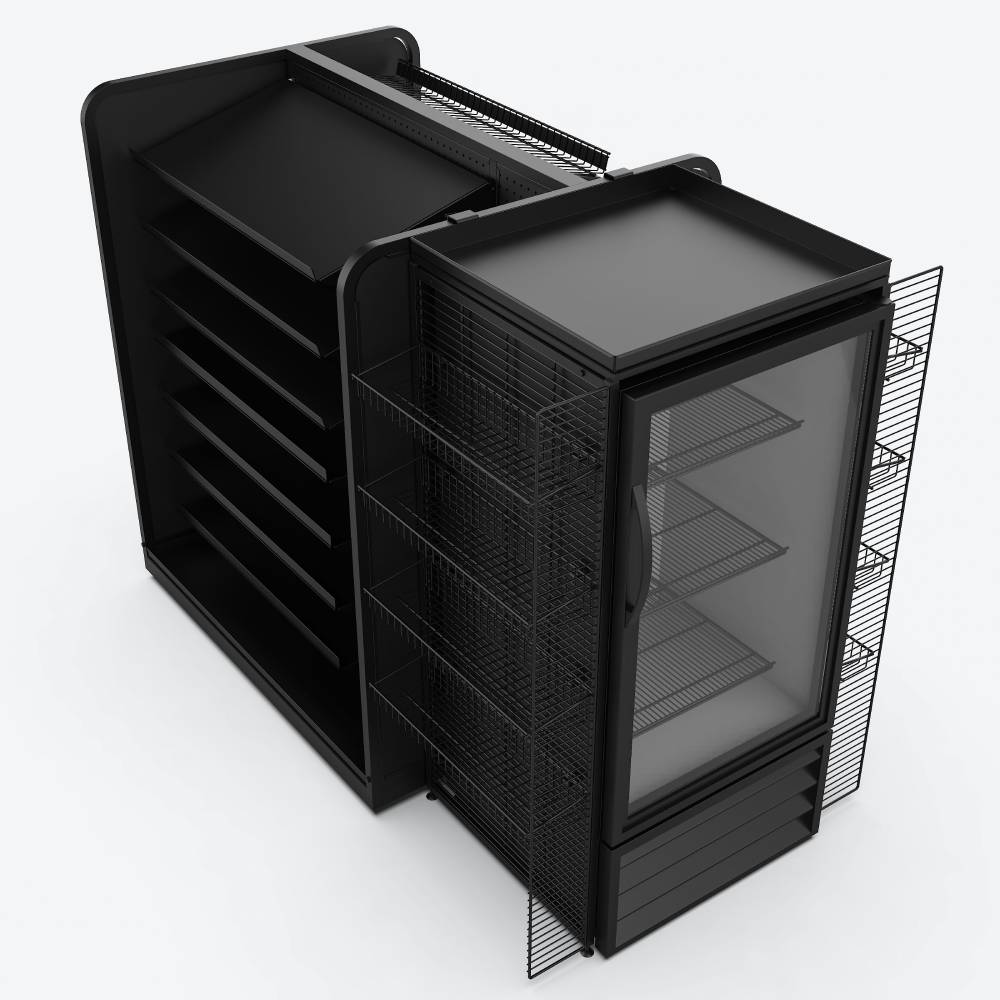 Integrated Cooler Topper & FEM Merchandising System