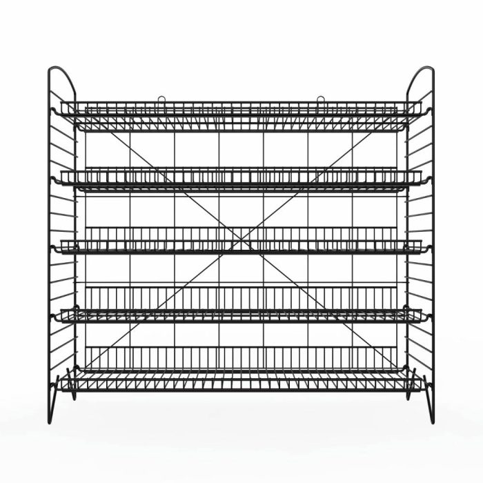 Folderble Wire Rack Collapsible Wire Display Rack - Top-Shelf Fixtures LLC
