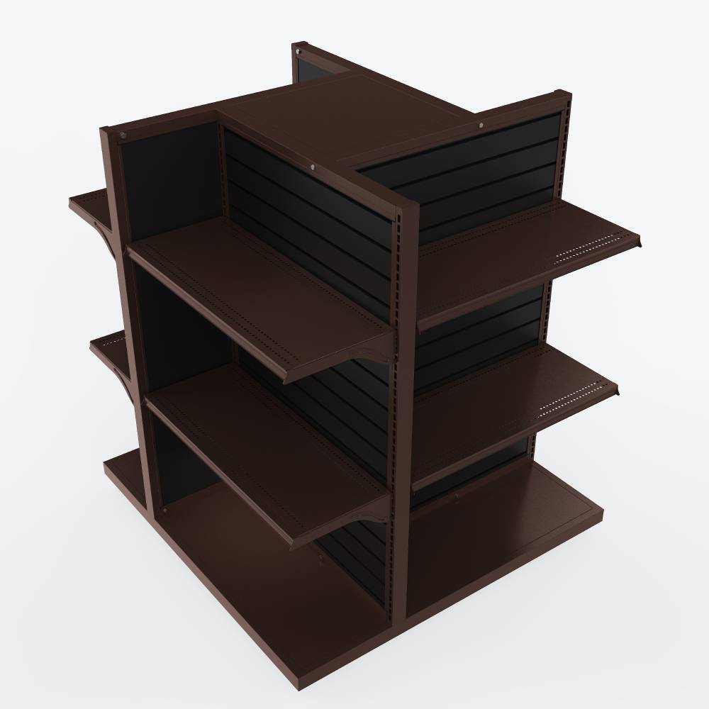 4-WAY with Slat Wall