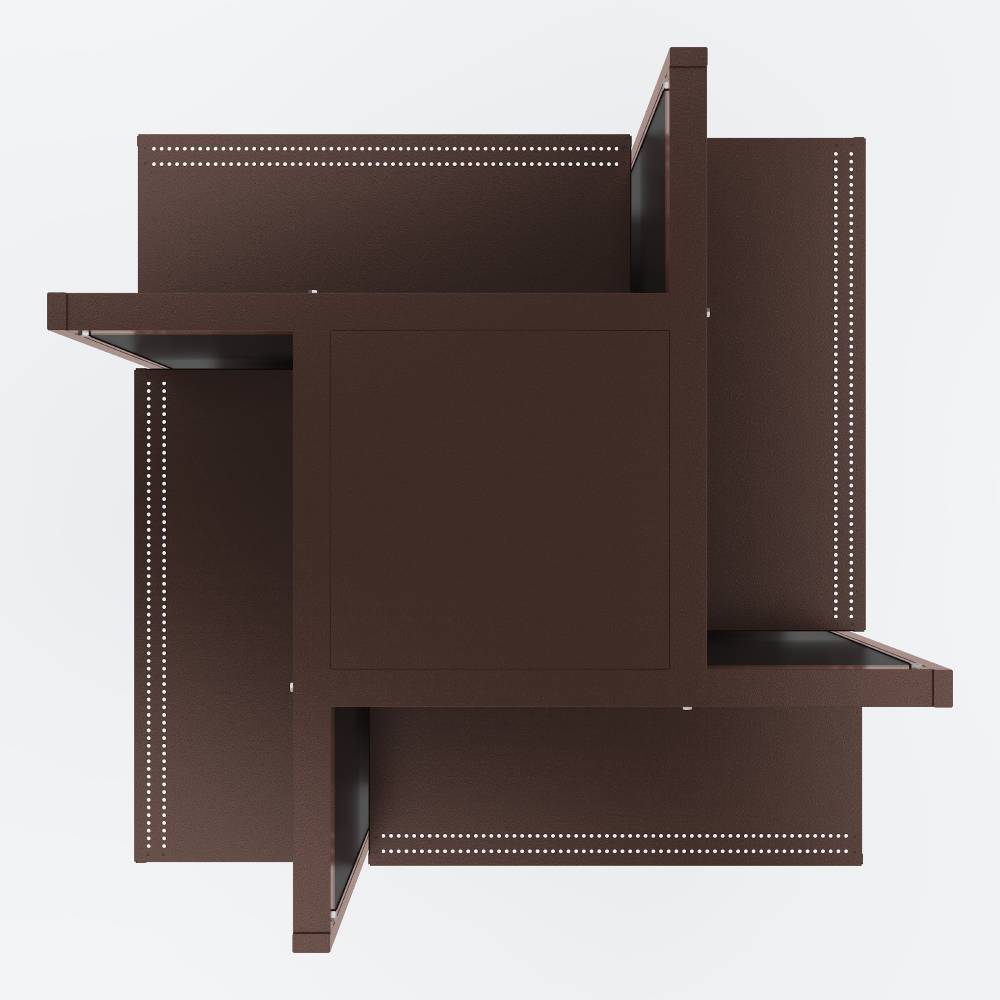 4-WAY with Slat Wall