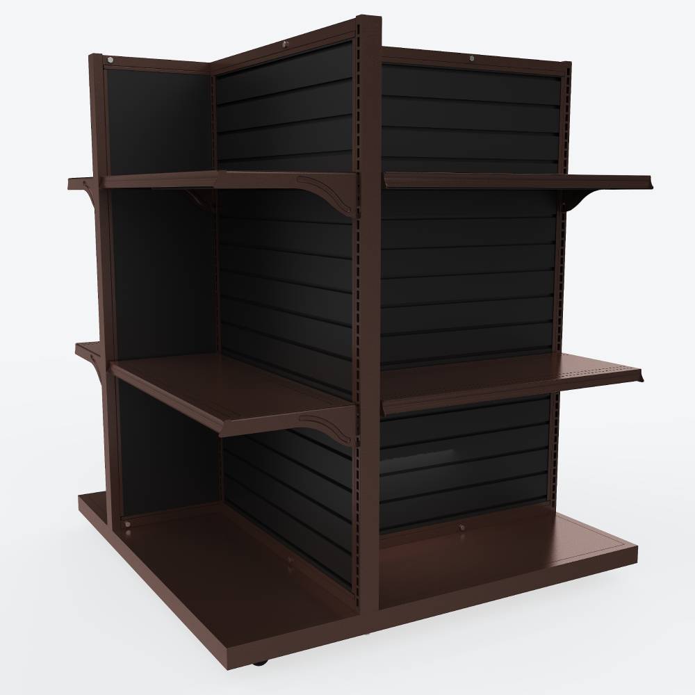 4-WAY with Slat Wall
