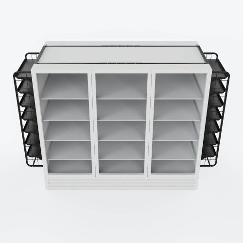 Refrigerated Case Saddle Rack