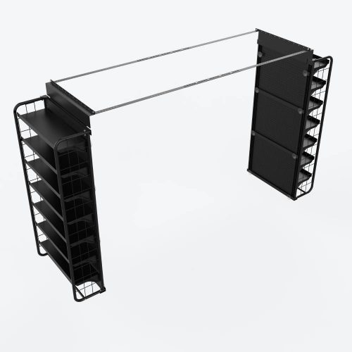 Refrigerated Case Saddle Rack