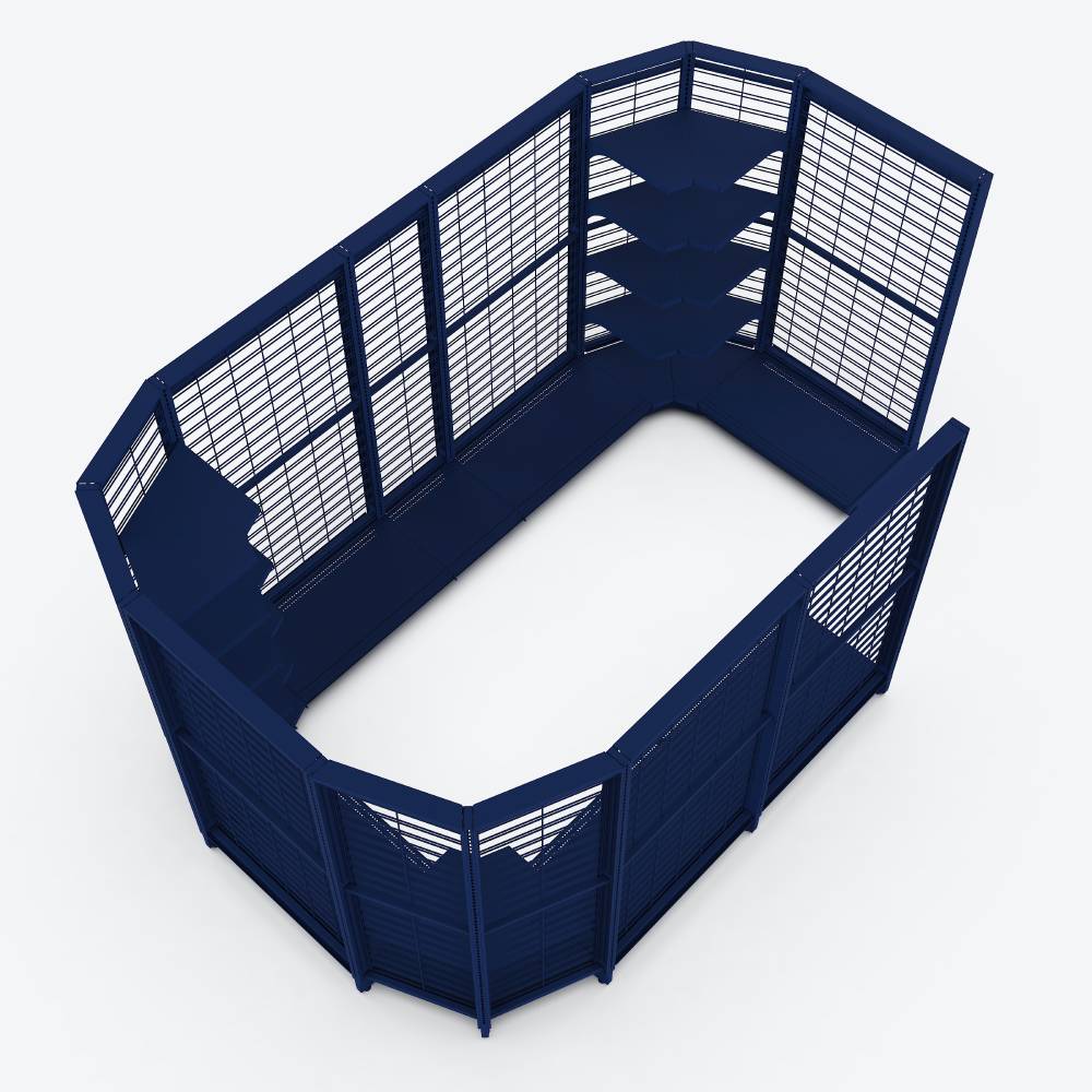 Modular Walk-In Cooler Display Enclosure