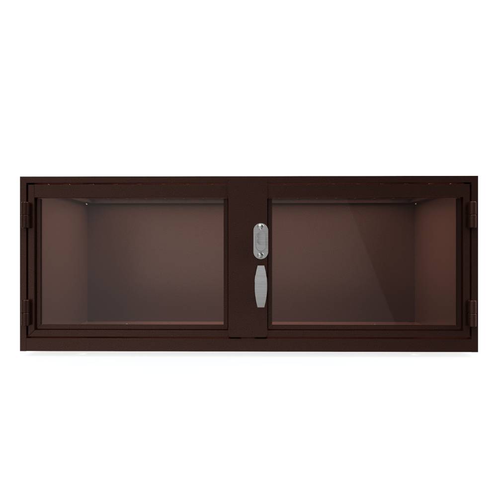 Locking Wine Display Cabinet